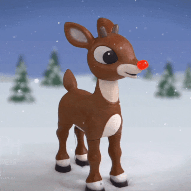 Rudolph the Red-Nosed Reindeer 3.1-ft Rudolph Animatronic Outdoor Christmas Decoration